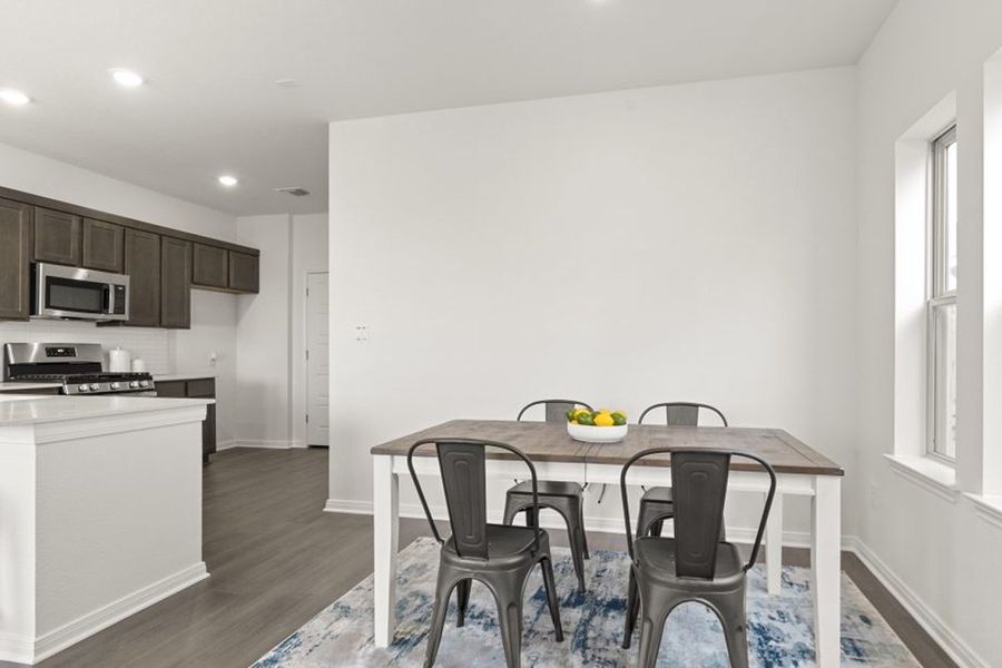 Representative furnished interior of a home built from the Ash by Pacesetter Homes in Blanco Vista, San Marcos (Image 8).