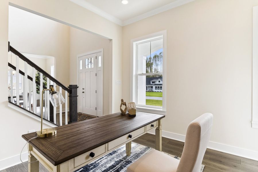 Representative furnished interior of a home built from the Lexington II by Caruso Homes in Rolling Meadows, Mooresville (Image 71).