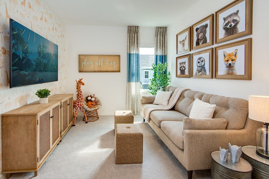 Representative furnished interior of a home built from the Lincoln by Park Square Residential in Brixton, St. Cloud (Image 8). Representative furnished interior of a home built from the Lincoln by Park Square Residential in Brixton, St. Cloud (Image 8).