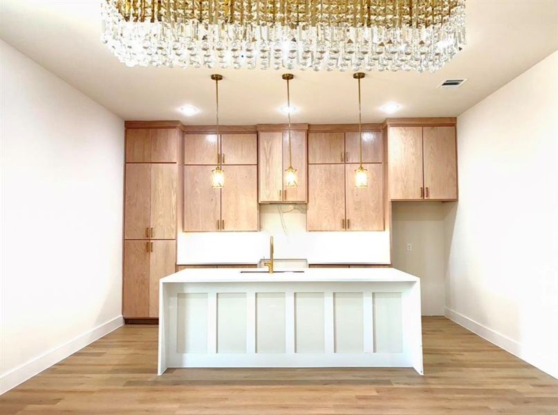 Furnished interior view inside a new home in , Dallas (Image 3).