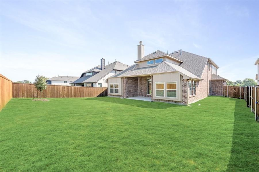 Exterior details and patio area of a home in Liberty, Melissa (Image 21). Exterior details and patio area of a home in Liberty, Melissa (Image 21).