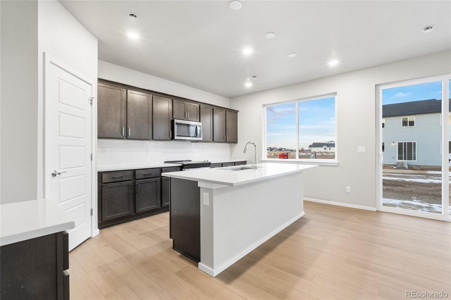 Furnished interior view inside a new home in Wolf Creek Run West, Strasburg (Image 7).