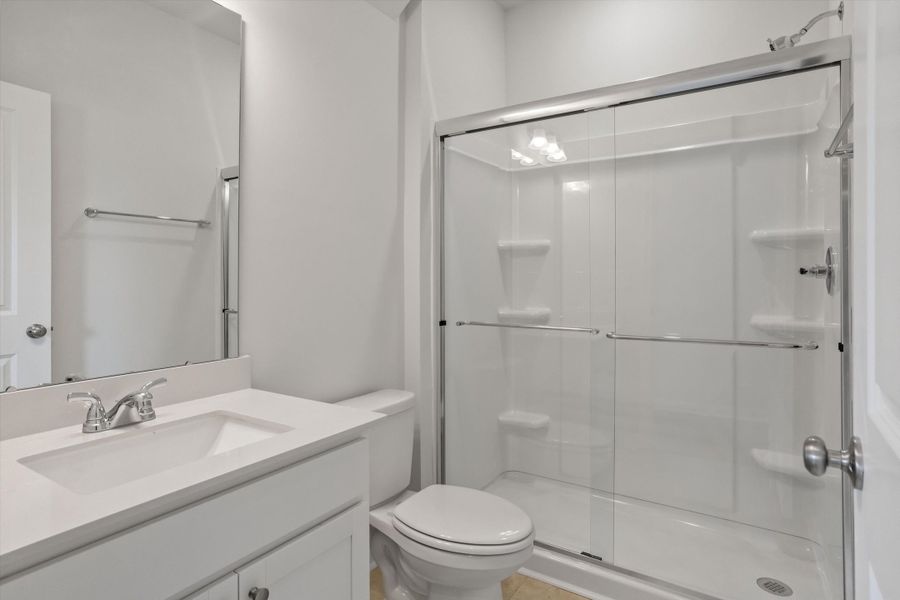 Furnished interior view inside a new home in Cambridge Reserve, Angier (Image 10).