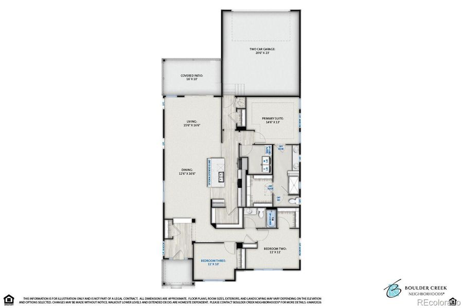 2D floor plan layout of this home in , Fort Collins, CO (Image 4).