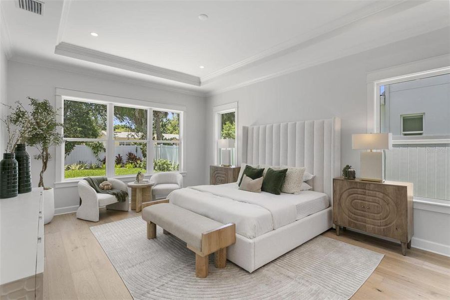 Furnished interior view inside a new home in , Tampa (Image 47).