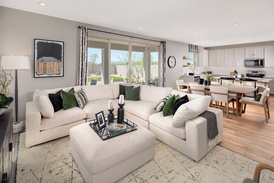 Representative furnished interior of a home built from the Plan by Beazer Homes in Highpointe at Northpointe, Peoria (Image 10).