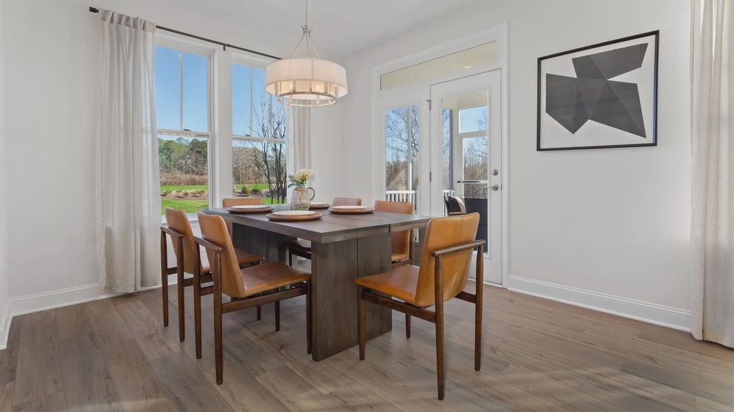 Breakfast Area  - Cooper Model Home at The Farm at Neill's Creek by DRB Homes