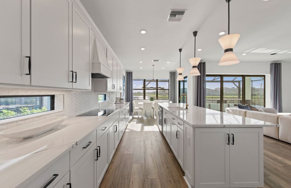Thoughtfully designed kitchen with stainless steel appliances