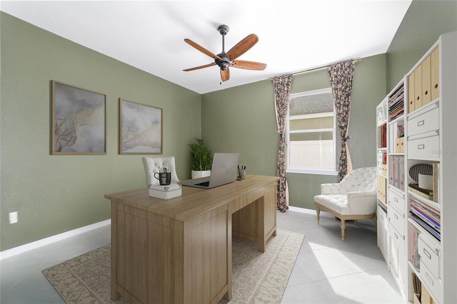 Furnished interior view inside a new home in Calesa Township, Ocala (Image 8).