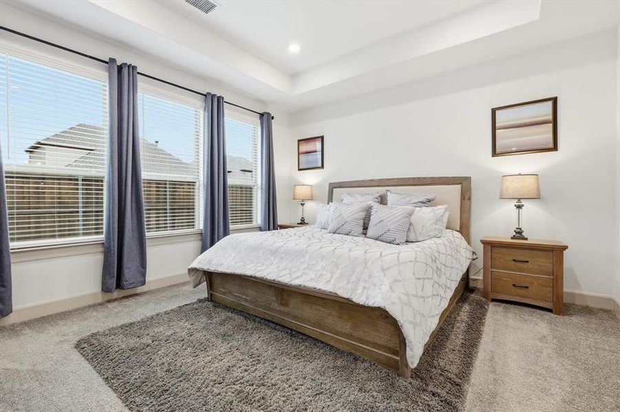 Furnished interior view inside a new home in Estates at Stacy Crossing, McKinney (Image 33).