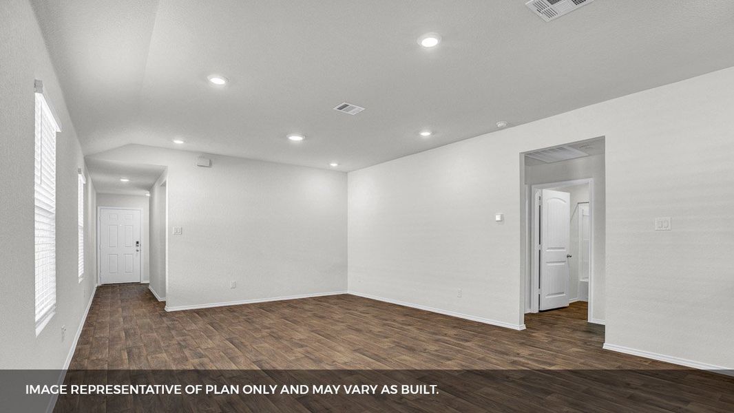 Spacious, unfurnished interior of a new home in Southgrove, Kyle (Image 12).