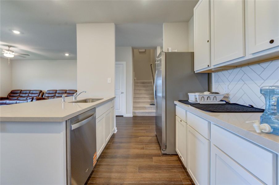 Furnished interior view inside a new home in Arabella on the Prairie, Richmond (Image 12).