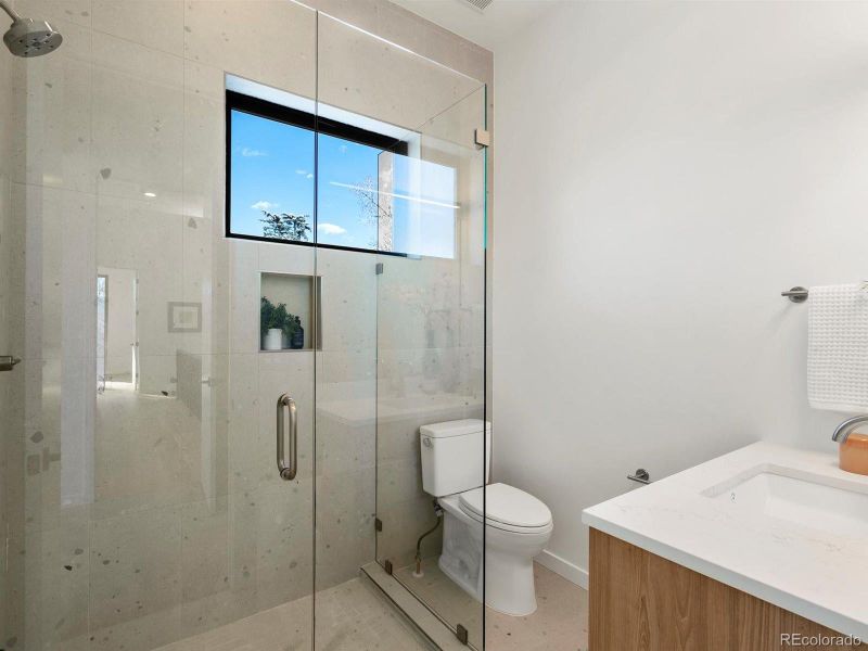 Furnished interior view inside a new home in , Denver (Image 23).