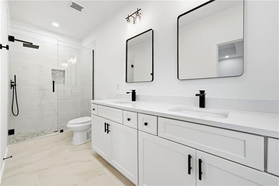 Furnished interior view inside a new home in , Fairburn (Image 15). Furnished interior view inside a new home in , Fairburn (Image 15).