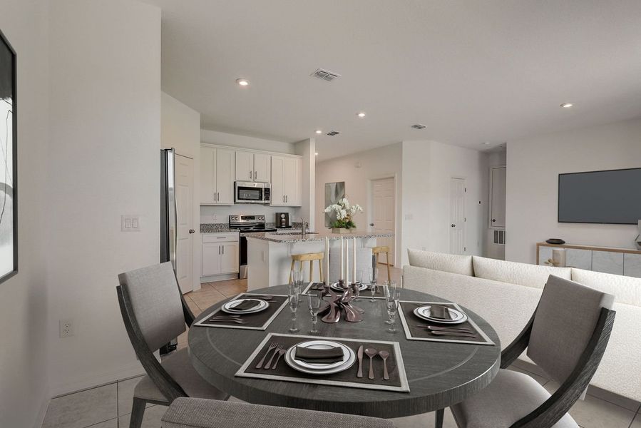 Dining Area and Kitchen
