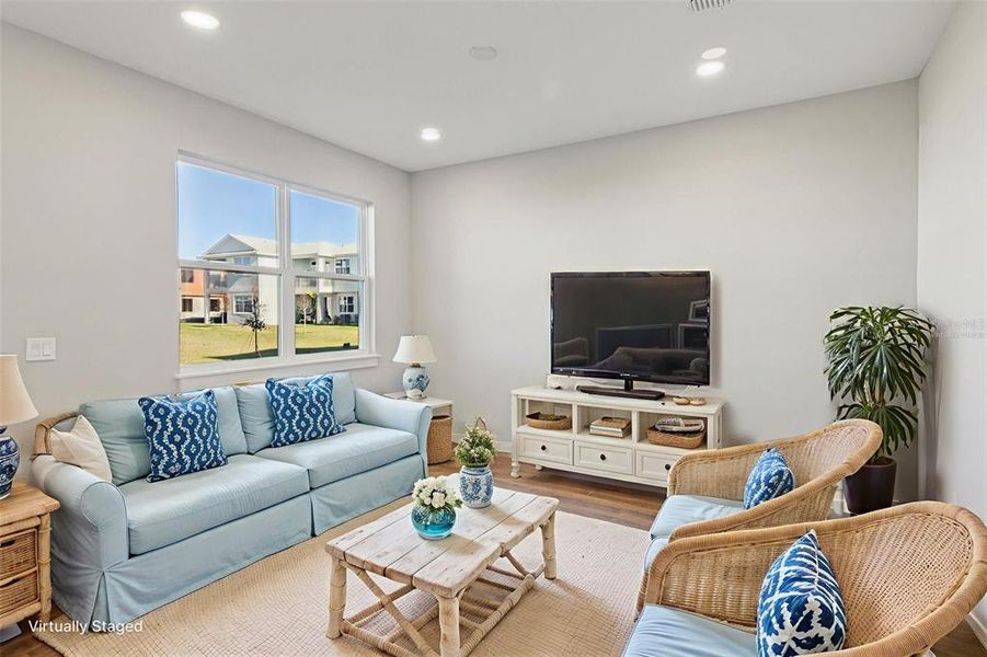 Furnished interior view inside a new home in Lagoon Residences at Epperson, Wesley Chapel (Image 7).