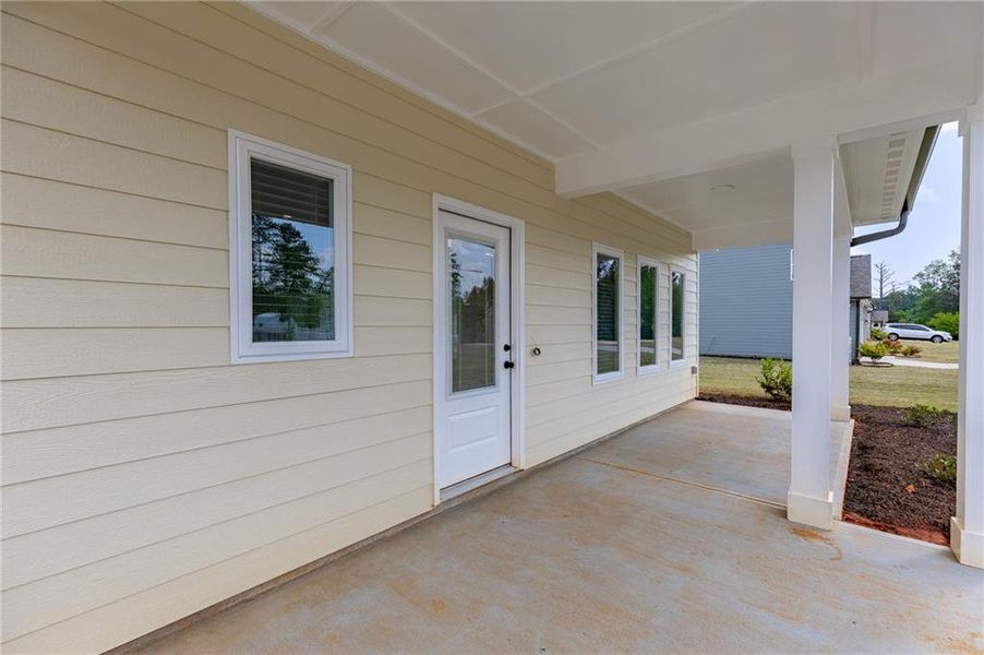 Exterior details and patio area of a home in , Toccoa (Image 34).