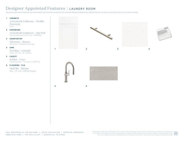 Sample of building materials used in homes in The Nations, Nashville (Image 15).
