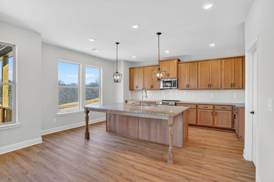 Furnished interior view inside a new home in , Homer (Image 7). Furnished interior view inside a new home in , Homer (Image 7).