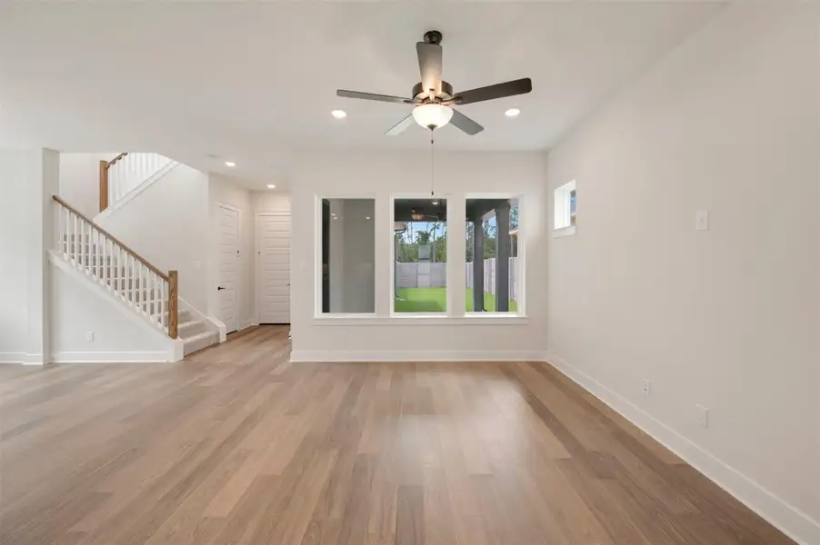 Spacious, unfurnished interior of a new home in Two Step Farm - Landmark Row Collection, Montgomery (Image 24).