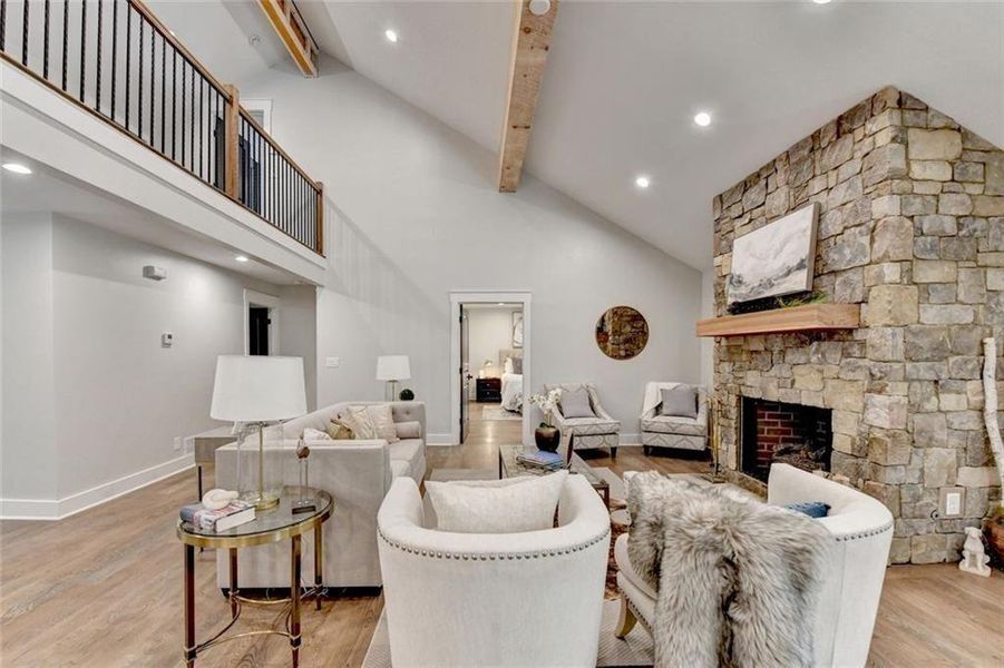 Furnished interior view inside a new home in , Atlanta (Image 39).