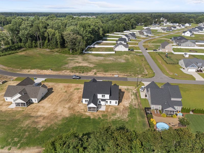 Image 50 representing the Albemarle by Bill Clark Homes in Kensington at Paramore, Winterville, NC.