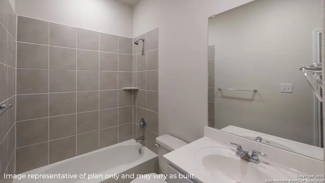 Furnished interior view inside a new home in Brookstone Creek, San Antonio (Image 4).