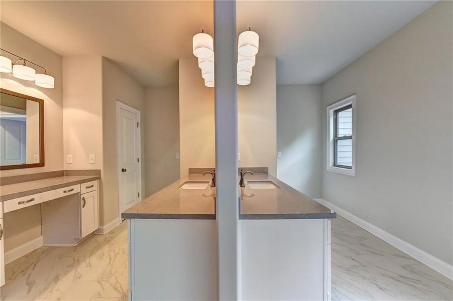 Furnished interior view inside a new home in Bellmoore Park, Duluth (Image 19).