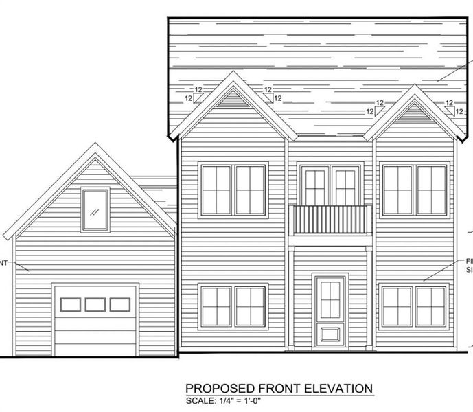 Exterior rendering of this home design in , Atlanta, GA (Image 1). Exterior rendering of this home design in , Atlanta, GA (Image 1).