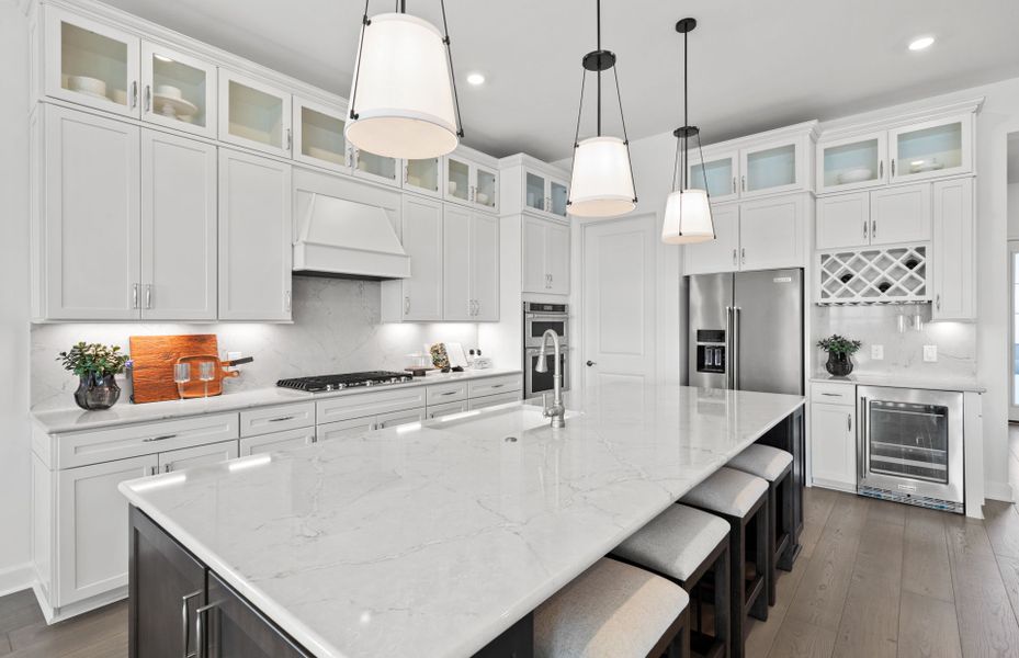 Kitchen with stainless steel appliances Kitchen with stainless steel appliances