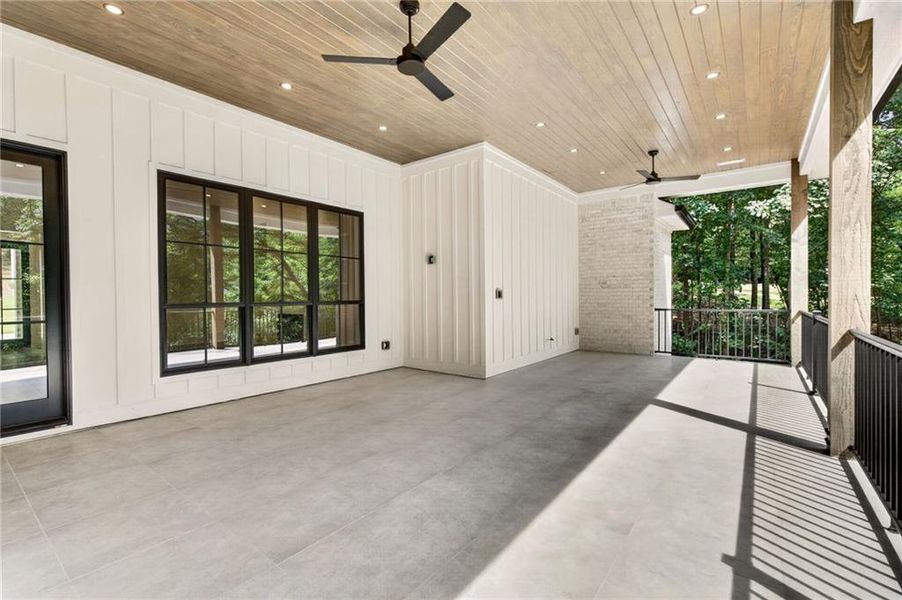 Exterior details and patio area of a home in , Cumming (Image 32).