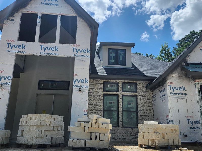 In-progress construction of a new home in , Montgomery, TX (Image 12).