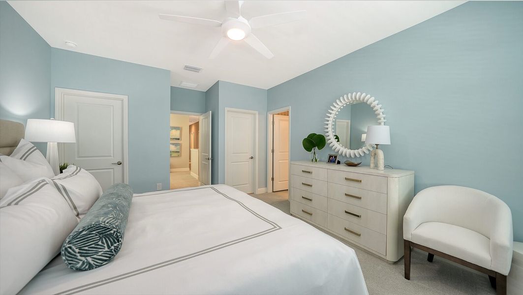 Representative furnished interior of a home built from the Parker by Neal Communities in SkySail, Naples (Image 29).