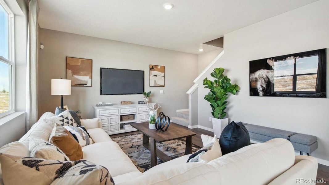 Furnished interior view inside a new home in Spring Valley Ranch, Elizabeth (Image 7).
