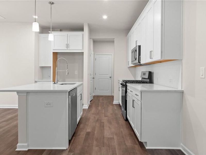 Furnished interior view inside a new home in The Village at Shallowford, Kennesaw (Image 6).
