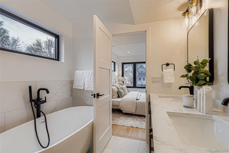 Furnished interior view inside a new home in , Denver (Image 16).