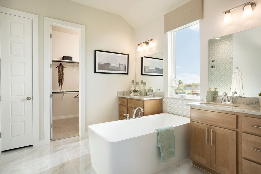 Representative furnished interior of a home built from the Elgin by Scott Felder Homes in Prominence, San Antonio (Image 19). Representative furnished interior of a home built from the Elgin by Scott Felder Homes in Prominence, San Antonio (Image 19).