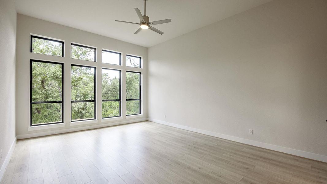 Spacious, unfurnished interior of a new home in Palmera Ridge, Leander (Image 10). Spacious, unfurnished interior of a new home in Palmera Ridge, Leander (Image 10).