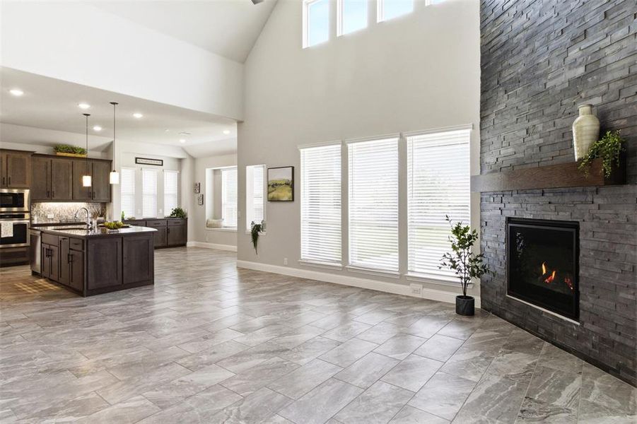 Furnished interior view inside a new home in , Midlothian (Image 12).