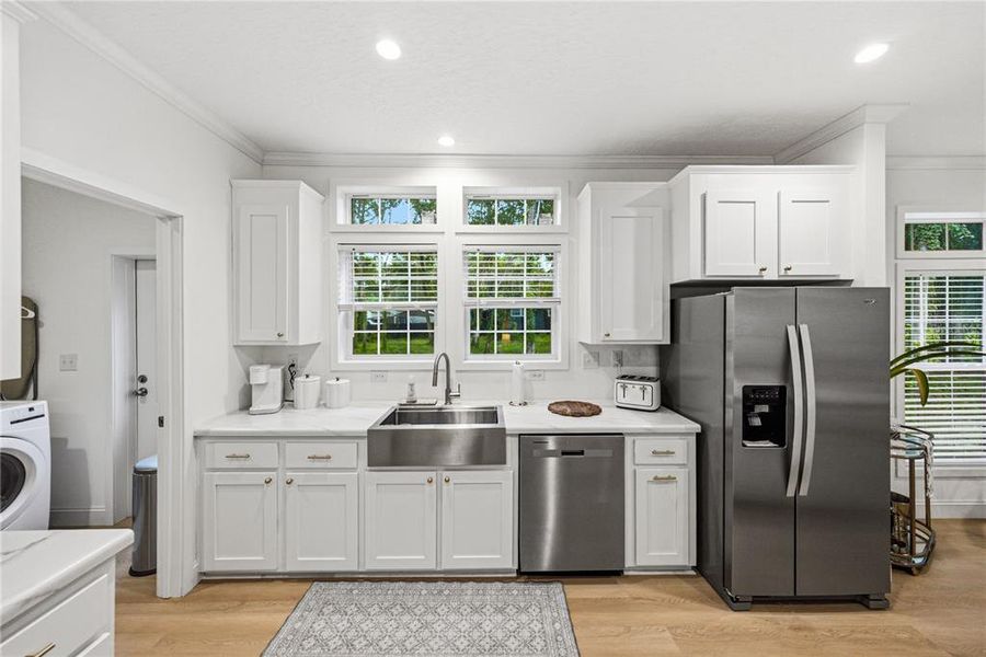 Furnished interior view inside a new home in , Webster (Image 45).
