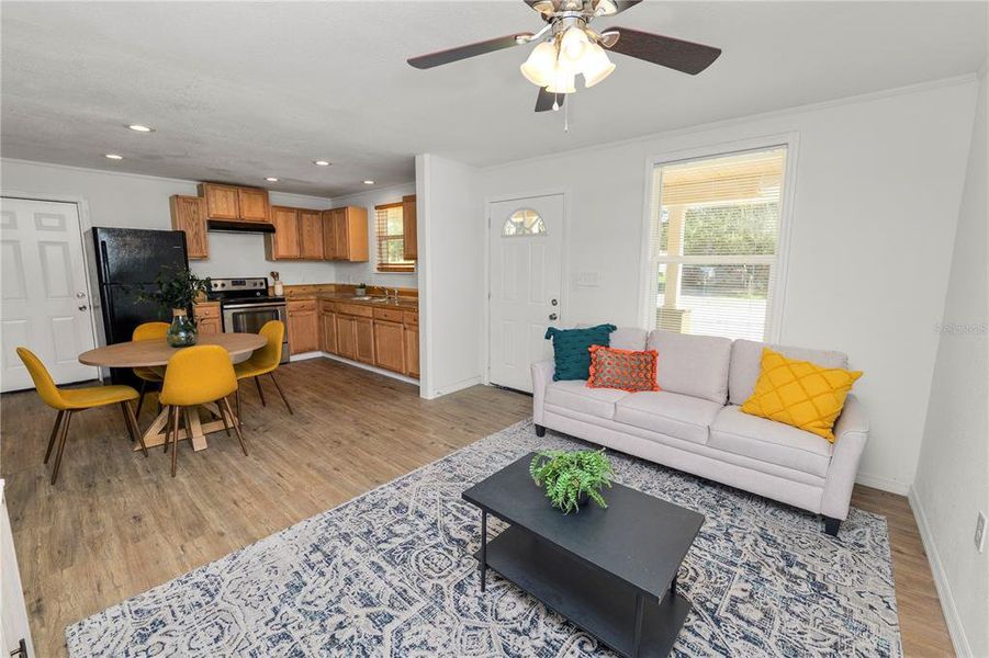 Furnished interior view inside a new home in , Lakeland (Image 7). Furnished interior view inside a new home in , Lakeland (Image 7).