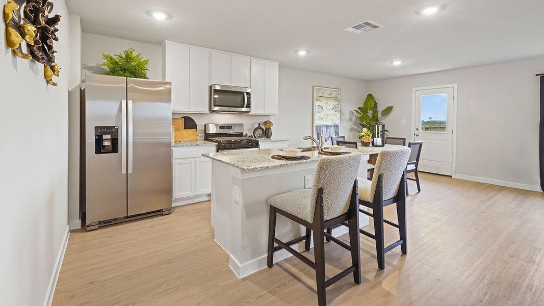 Furnished interior view inside a new home in Kokomo, Rockport (Image 6).