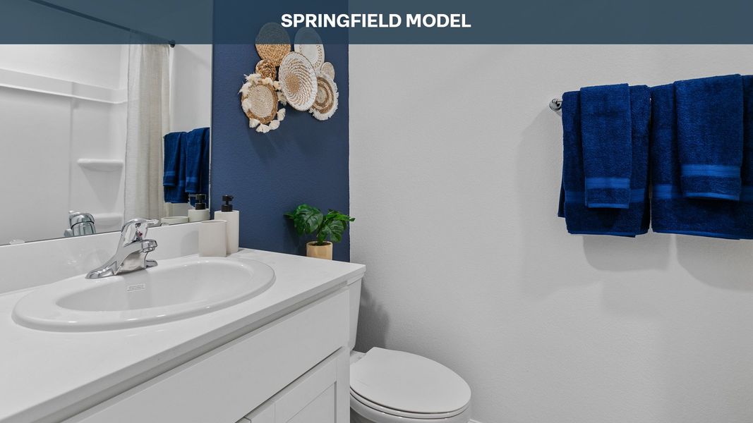 Furnished interior view inside a new home in Cordera Townhomes, St. Augustine (Image 10).