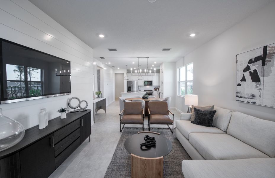 Representative furnished interior of a home built from the Colton by Pulte Homes in Legacy Groves, Nokomis (Image 12).