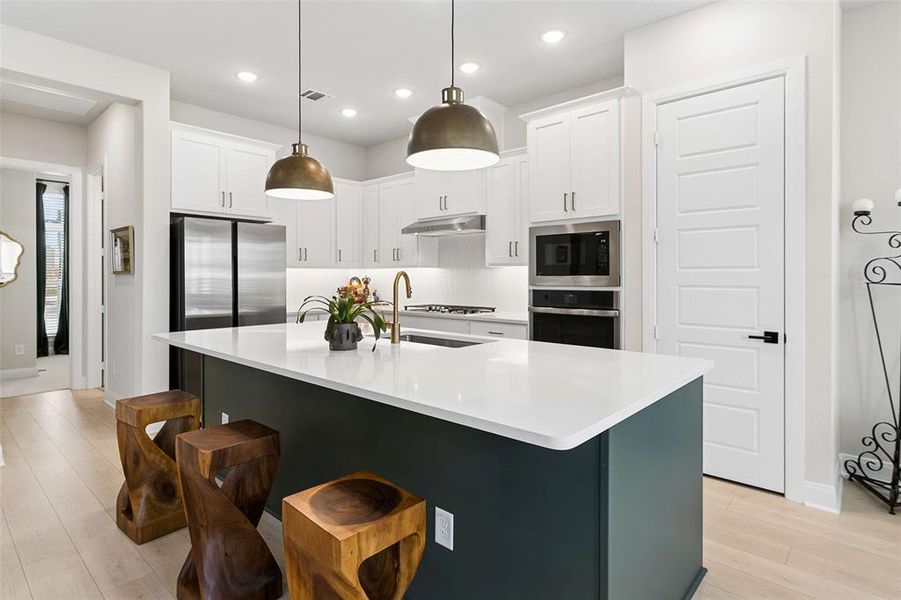 Furnished interior view inside a new home in Elements at Viridian - Garden Series, Arlington (Image 17).