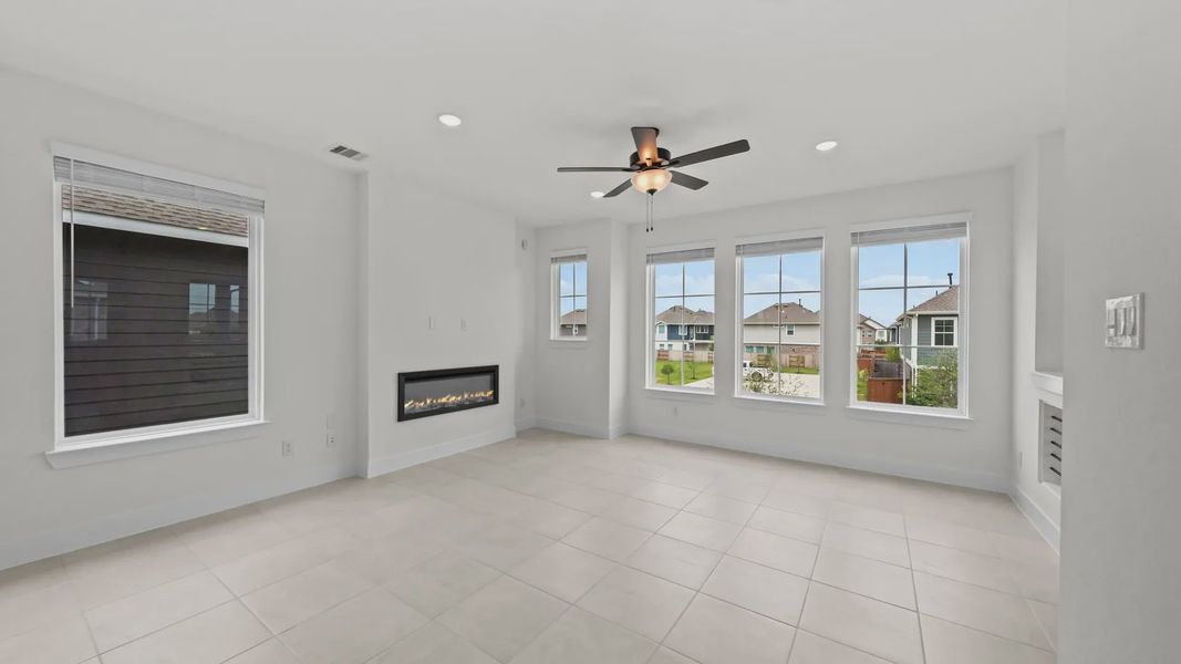 Spacious, unfurnished interior of a new home in Elyson Courtyard Collection, Katy (Image 17). Spacious, unfurnished interior of a new home in Elyson Courtyard Collection, Katy (Image 17).