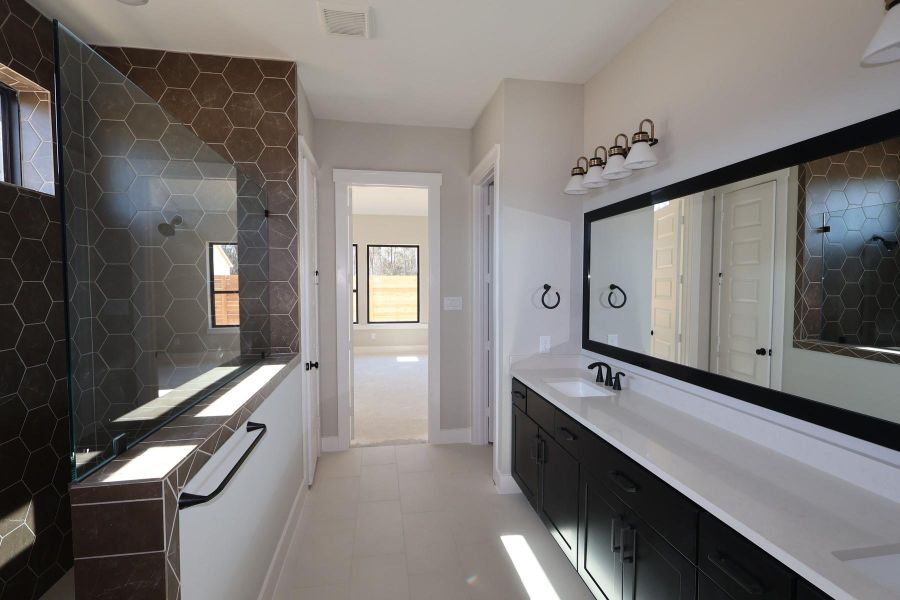 Furnished interior view inside a new home in Two Step Farm 50', Montgomery (Image 5).