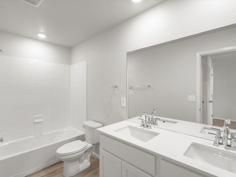 Furnished interior view inside a new home in Lorson Ranch: The Trail Collection, Colorado Springs (Image 5).