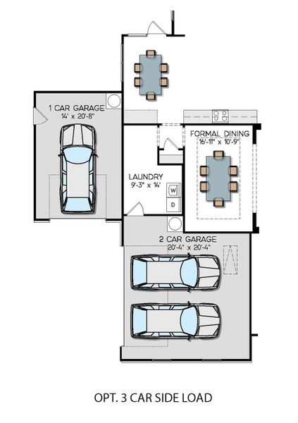 2D floor plan layout of this home in Wildbrook, Denver, NC (Image 18).