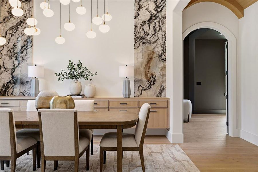 Furnished interior view inside a new home in , Dallas (Image 11).